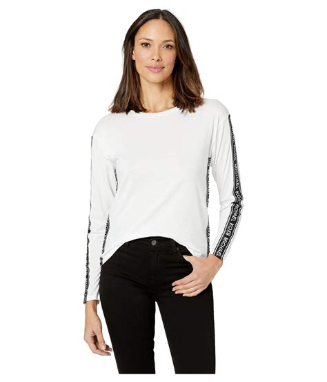 t-shirt s michael kors damen|Michael Kors long sleeve shirt.